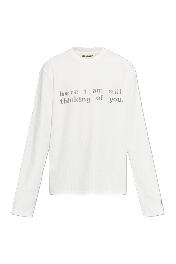 MISBHV White Long Sleeve Crew Neck T-shirt by MISBHV | Men's | Vitkac